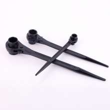 Pointed tail ratchet wrench 45 steel electrophoresis pointed tail ratchet wrench black two-way pointed tail ratchet socket wrench ratchet wrench