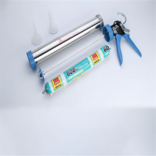 Guangdong Meili brand belt glue machine 360 ° rotatable 380mm steel hose glue gun structure glue gun silicone glass glue gun 2006C5