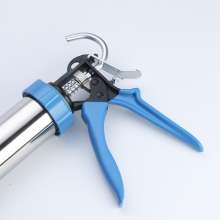 Guangdong Meili brand belt glue machine 360 ° rotatable 380mm steel hose glue gun structure glue gun silicone glass glue gun 2006C5