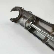 Guangdong Mei Li brand 2001-C1 chrome semi-circular hard glue gun glass real porcelain beauty seam glue gun glue tool