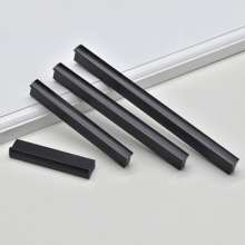 Simple extension furniture handle, black cabinet handle, furniture door handle, European and American style wardrobe accessories, drawer cabinet handle, matte black small handle, extension furniture a