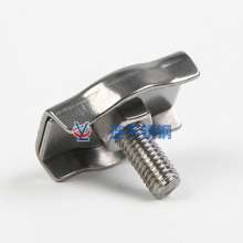 304 stainless steel single clip wire rope chuck. Wire rope accessories .Single clip stainless steel single clip fastening clip rope clip rigging