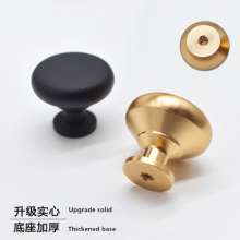 European-style single-hole handle, round button modern furniture handle, simple bedside table handle, wardrobe door handle, wine cabinet drawer handle, round Chinese handle for drawer, furniture acces