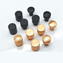 European-style single-hole handle, round button modern furniture handle, simple bedside table handle, wardrobe door handle, wine cabinet drawer handle, round Chinese handle for drawer, furniture acces