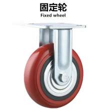 Heavy-duty plastic-core Korean-style date wheel caster fixed wheel caster wheel