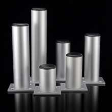 Aluminum alloy cabinet feet, height-adjustable table feet, customizable cylindrical feet, adjustable feet, furniture feet, support feet, furniture legs, cabinet legs, furniture accessories, furniture