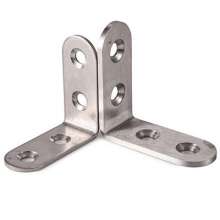 Thick stainless steel corner code, triangle bracket accessories, angle iron bracket accessories, table and chair fixing accessories, bracket 90-degree right angle, angle code