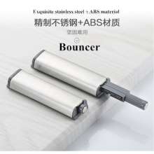 304 stainless steel cabinet door rebounder, wardrobe cabinet door rebounder, handleless door rebounder, punchless drawer door opener, invisible door touch spring switch, cabinet door rebounder