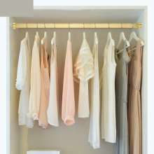 Aluminum clothes rail, clothes rail sold separately, thickened double tube for wardrobe, thickened clothes rail, reinforced clothes rail, custom cut clothes rail, cabinet clothes rail