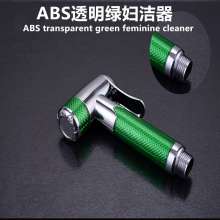 ABS transparent green toilet cleaner