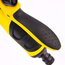 Piloting 9-function water gun with rubber cover High-pressure water gun for car Washing and watering high-pressure gun Green plastic body Washing water gun High-pressure water gun Shower gun Garden sp