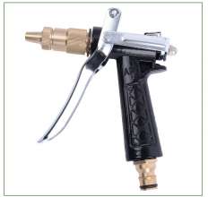 Pilot pure copper metal 280 g pagoda in-line nipple high-pressure water gun car high-pressure water gun flush watering high-pressure gun green plastic gun car wash water gun high-pressure water gun sh