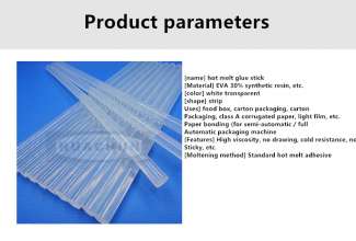 Hot melt glue stick transparent can be customized Universal high temperature hot melt glue stick 11mm