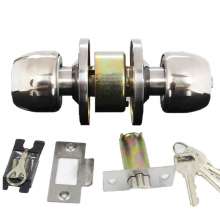 5831 Ball lock steel bright stainless steel ball lock indoor door lock bathroom lock room door exterior door lock ball lock