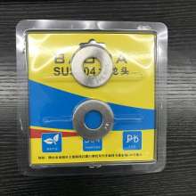 USU304 stainless steel red and blue wheel triangle valve thickened water inlet valve kitchen hot and cold water angle valve angle valve decoration 101HL