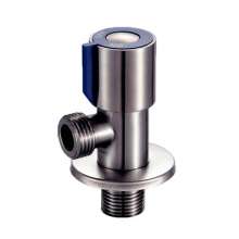 USU304 stainless steel red and blue wheel triangle valve thickened water inlet valve kitchen hot and cold water angle valve angle valve decoration 101HL