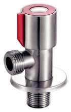 USU304 stainless steel red and blue wheel triangle valve thickened water inlet valve kitchen hot and cold water angle valve angle valve decoration 101HL