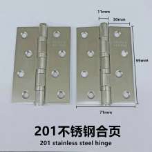 201 stainless steel casement hinge 4 inch silent bearing folding wooden door house door hinge hinge