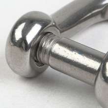 Wholesale 304 stainless steel D-shaped shackle. Wire rope accessories. M5 Japanese style shackle Japanese style shackle for marine hardware rigging. Lifting shackle