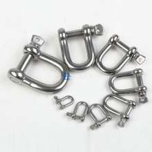Wholesale 304 stainless steel D-shaped shackle. Wire rope accessories. M5 Japanese style shackle Japanese style shackle for marine hardware rigging. Lifting shackle