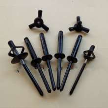All aluminum black lantern rivet black lantern core rivet three hole rivet lantern black flower rivet