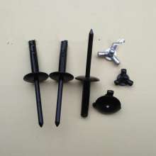 All aluminum black lantern rivet black lantern core rivet three hole rivet lantern black flower rivet