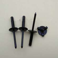 All aluminum black lantern rivet black lantern core rivet three hole rivet lantern black flower rivet
