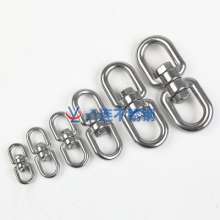 Wholesale 304 stainless steel rotating ring. Wire rope accessories. 8-shaped swivel universal ring. Dog chain swivel buckle 8-shaped ring connection ring chain buckle