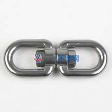 Wholesale 304 stainless steel rotating ring. Wire rope accessories. 8-shaped swivel universal ring. Dog chain swivel buckle 8-shaped ring connection ring chain buckle