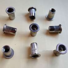 304 stainless steel nut flat head knurled rivet nut stainless steel pull cap nut stainless steel pull mother specifications m3 | m4 | m5 | m6 | m8