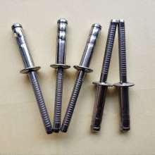 304 double-drum type blind rivet full stainless steel round head countersunk head double-drum core rivet double drum rivet folding tail pull rivet