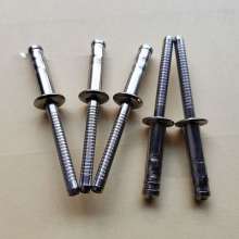 304 double-drum type blind rivet full stainless steel round head countersunk head double-drum core rivet double drum rivet folding tail pull rivet