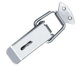 304 stainless steel buckle tool box flat mouth spring box buckle stainless steel insulation barrel connector J002