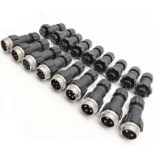 M16 aviation plug male and female docking power 2-10 core connector waterproof connector