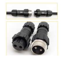 M16 aviation plug male and female docking power 2-10 core connector waterproof connector