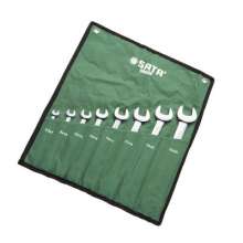 8 Piece Full Polished Double Open End Wrench Set. Wrench. Hardware Tools. 08009