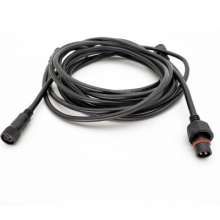 Solar light extension cable lengthened two waterproof male and female connectors double core 2 core 0.75 square 5/10 meters