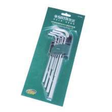 Star (SATA) Allen wrench. wrench. hardware tools. 9 pcs chrome vanadium steel extra long hexagon wrench set 09103A