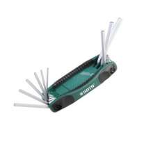 Star (SATA) 9-piece folding inch hexagon wrench set. Allen wrench. Hardware tools 09122