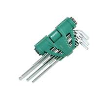 Star (SATA) 9 pieces of power-enhancing extension ball head. Allen wrench set. Allen wrench. 09124
