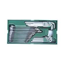 Star (SATA) tool holder set -30 pieces dual-use wrench and hexagonal wrench. wrench. Hardware tools 09906