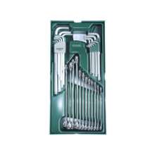 Star (SATA) tool holder set -30 pieces dual-use wrench and hexagonal wrench. wrench. Hardware tools 09906
