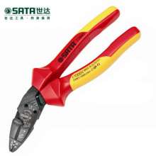Shida G series labor-saving VDE insulation pressure clamp series. Pliers. hardware tools . Multifunctional oblique nose pliers 7 inch 72645