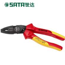 Star (SATA) insulated wire pliers vise. pliers. tool. Withstand voltage 1000V electrician pliers 7.5 inch 72655