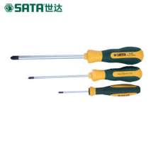 世达（SATA） G系列三色柄十字形螺丝批  螺丝批  五金工具  3X60mm 63601