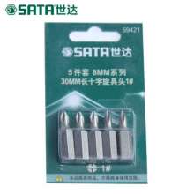 Star (SATA) 5-piece set of 8MM series 30MM long cross screwdriver head. Screwdriver 59422