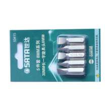 Star (SATA) 5-piece set of 30MM long slotted screwdriver head. With head. Hardware tools 6.5mm 59413