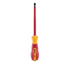 Star (SATA) G series three-color handle flat-blade insulated screwdriver screwdriver. hardware tools. 2.5X75mm 61314