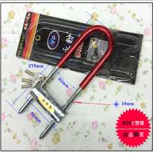 279 * 93 * 62 * 10 motorcycle lock bicycle lock fork lock silicone glass door lock split lock U-shaped luxury door lock 620