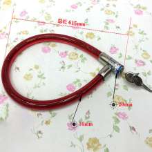 Cross wire lock 615 * 16 * 20mm universal bicycle lock anti-theft lock iron chain lock iron chain lock universal bicycle lock chain lock bicycle lock wire lock 2108